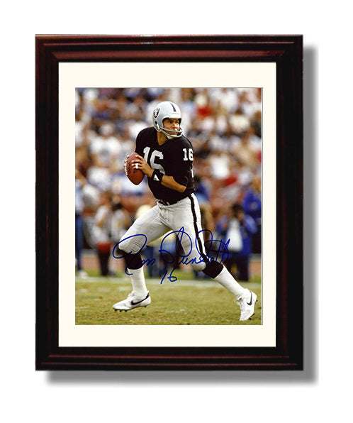 Jim Plunkett - Raider Redemption 8x10 Canvas vintage football wall art