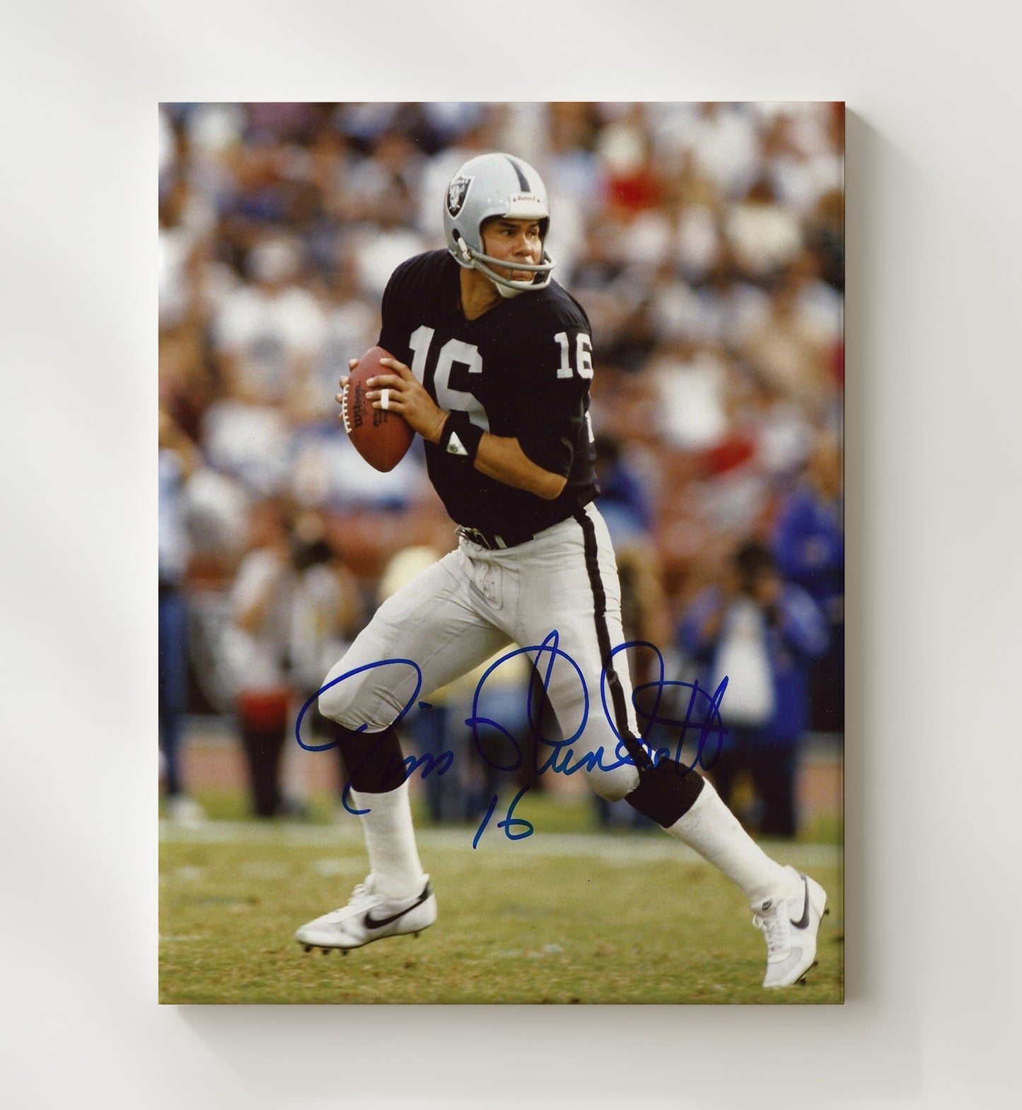 Jim Plunkett - Raider Redemption Football Wall Art - football wall art print