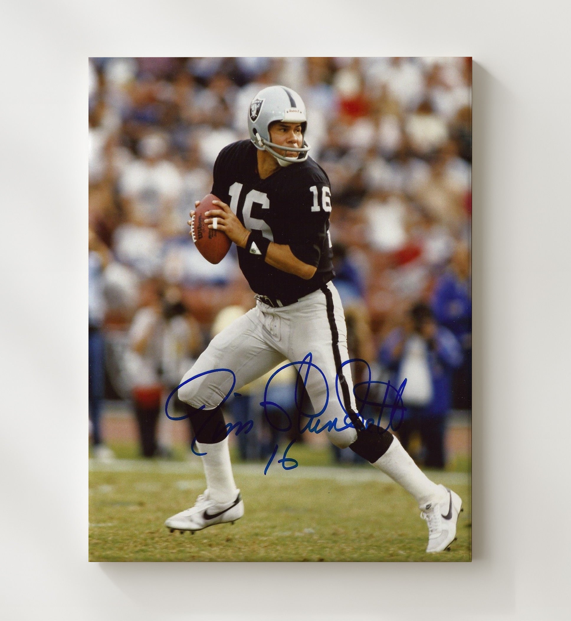 Jim Plunkett - Raider Redemption Football Wall Art - football wall art print