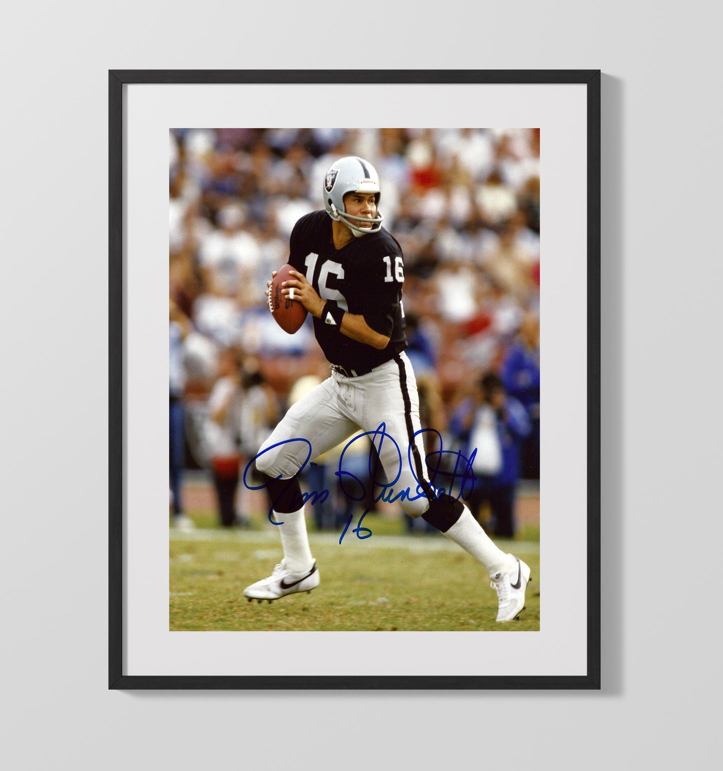 Jim Plunkett - Raider Redemption Football Wall Art - football wall art print