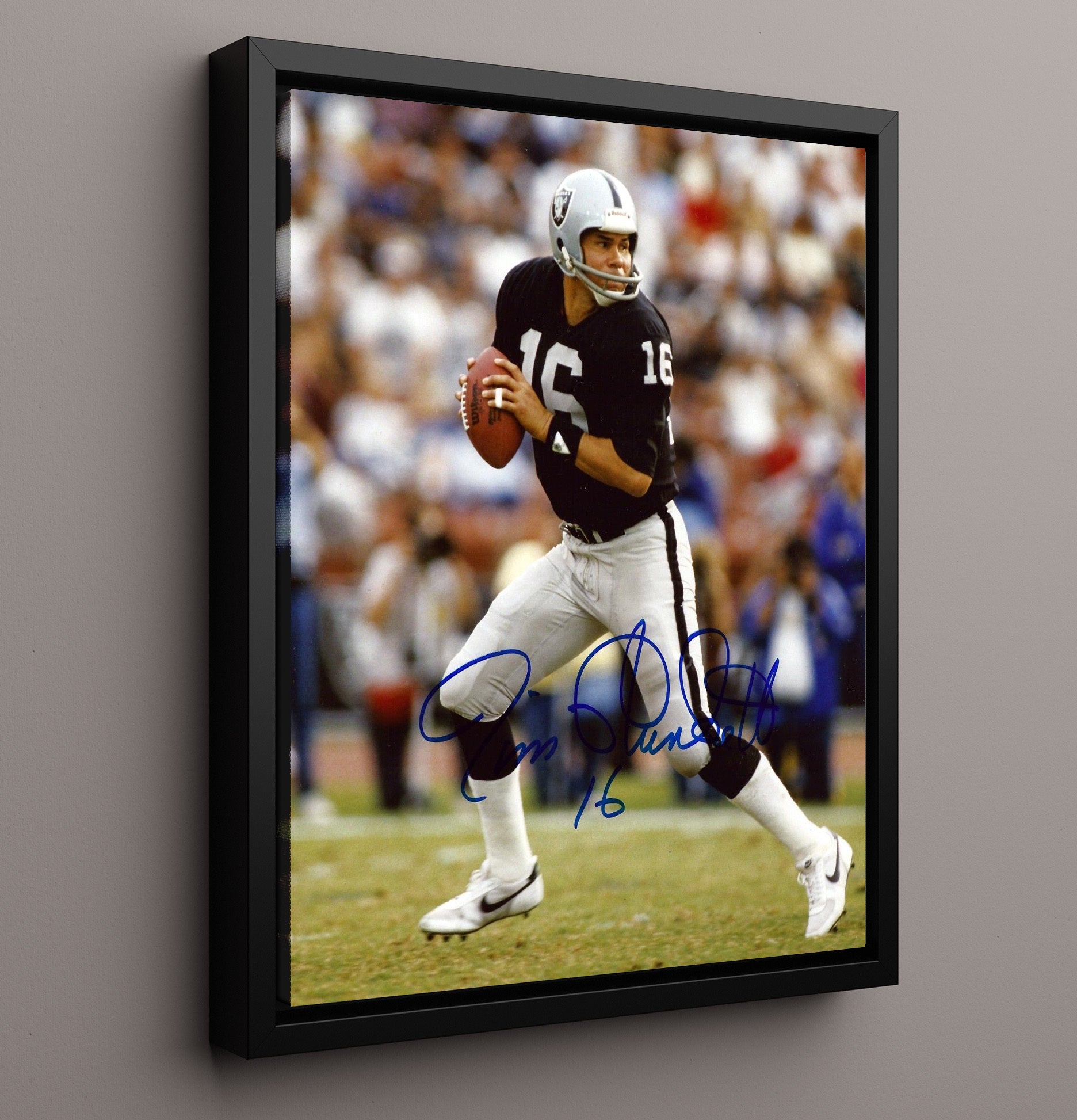 Jim Plunkett - Raider Redemption Football Wall Art - football wall art print