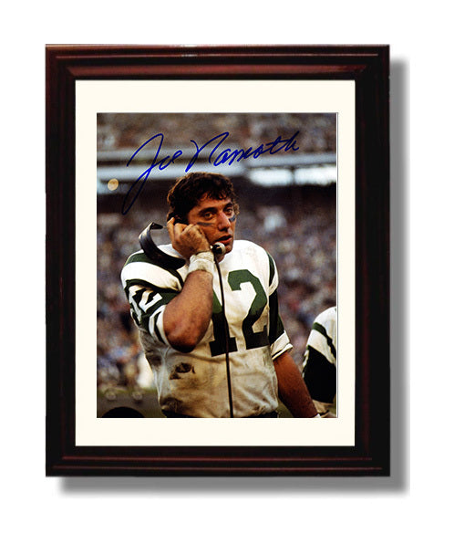 Joe Namath - Broadway Hotline 8x10 Canvas vintage football wall art