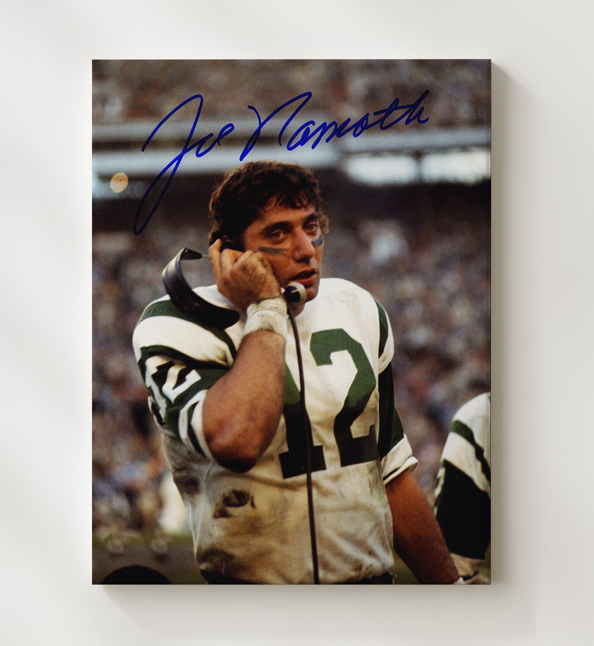 Joe Namath - Broadway Hotline Football Wall Art - football wall art print