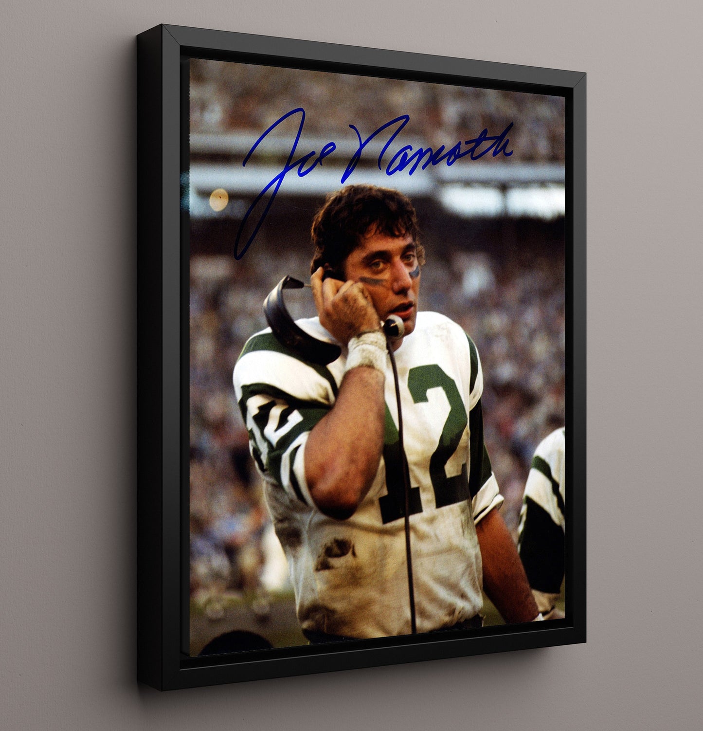 Joe Namath - Broadway Hotline Football Wall Art - football wall art print