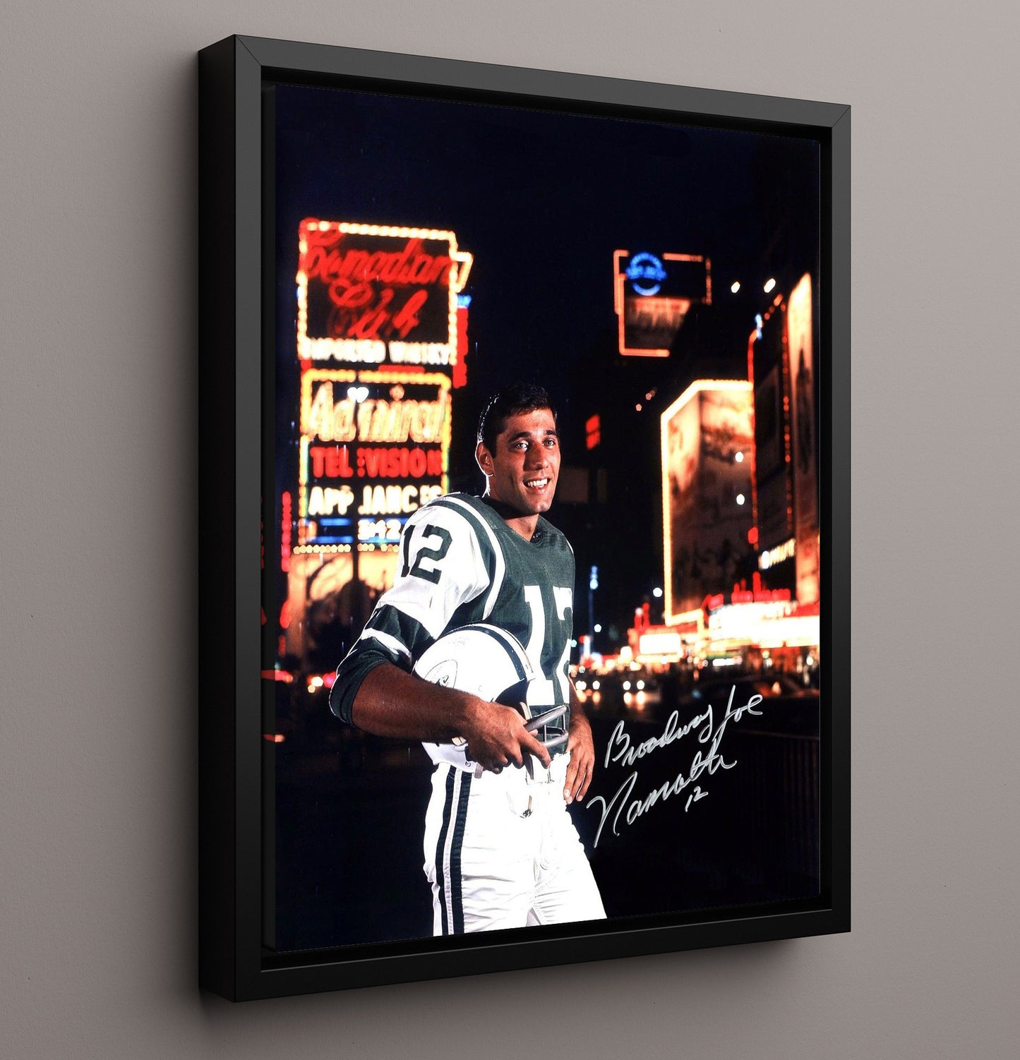 Joe Namath - Broadway Joe Football Wall Art - football wall art print