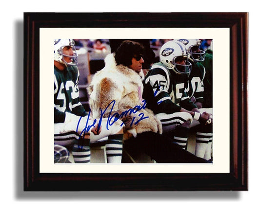 Joe Namath - Broadway Joe Style 8x10 Canvas vintage football wall art
