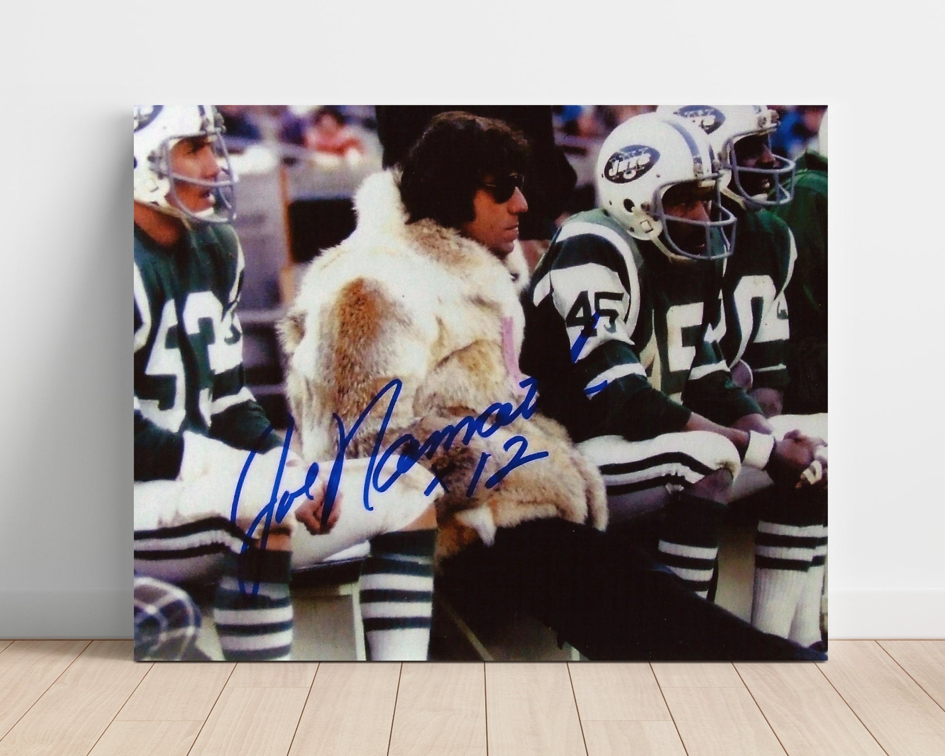 Joe Namath - Broadway Joe Style Vintage Football Wall Art - 16x20 Unframed Print football decor