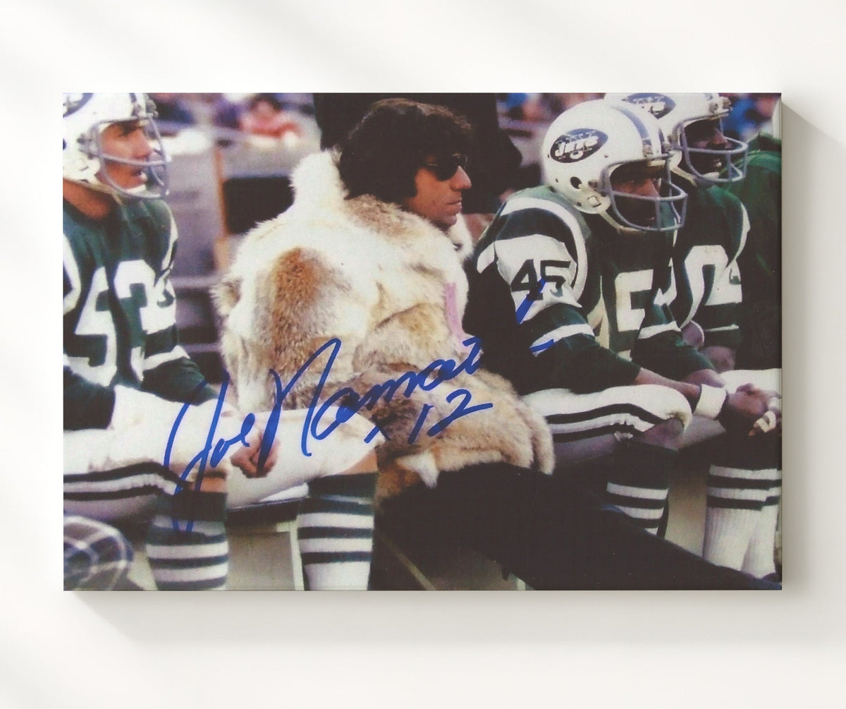 Joe Namath - Broadway Joe Style 16x20 Gallery Frame vintage football wall art