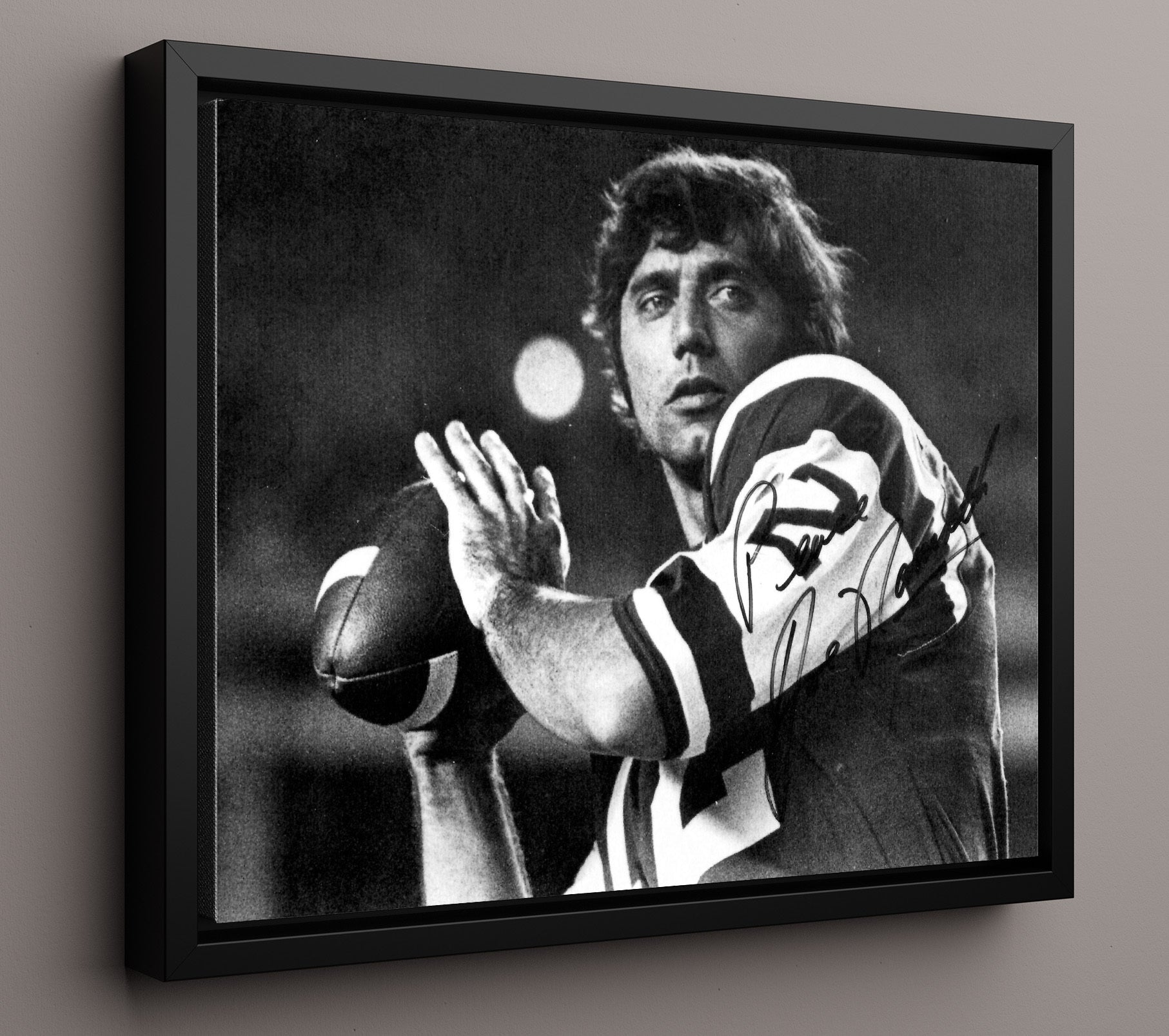 Joe Namath Jets - Broadway Joe Football Wall Art - football wall art print