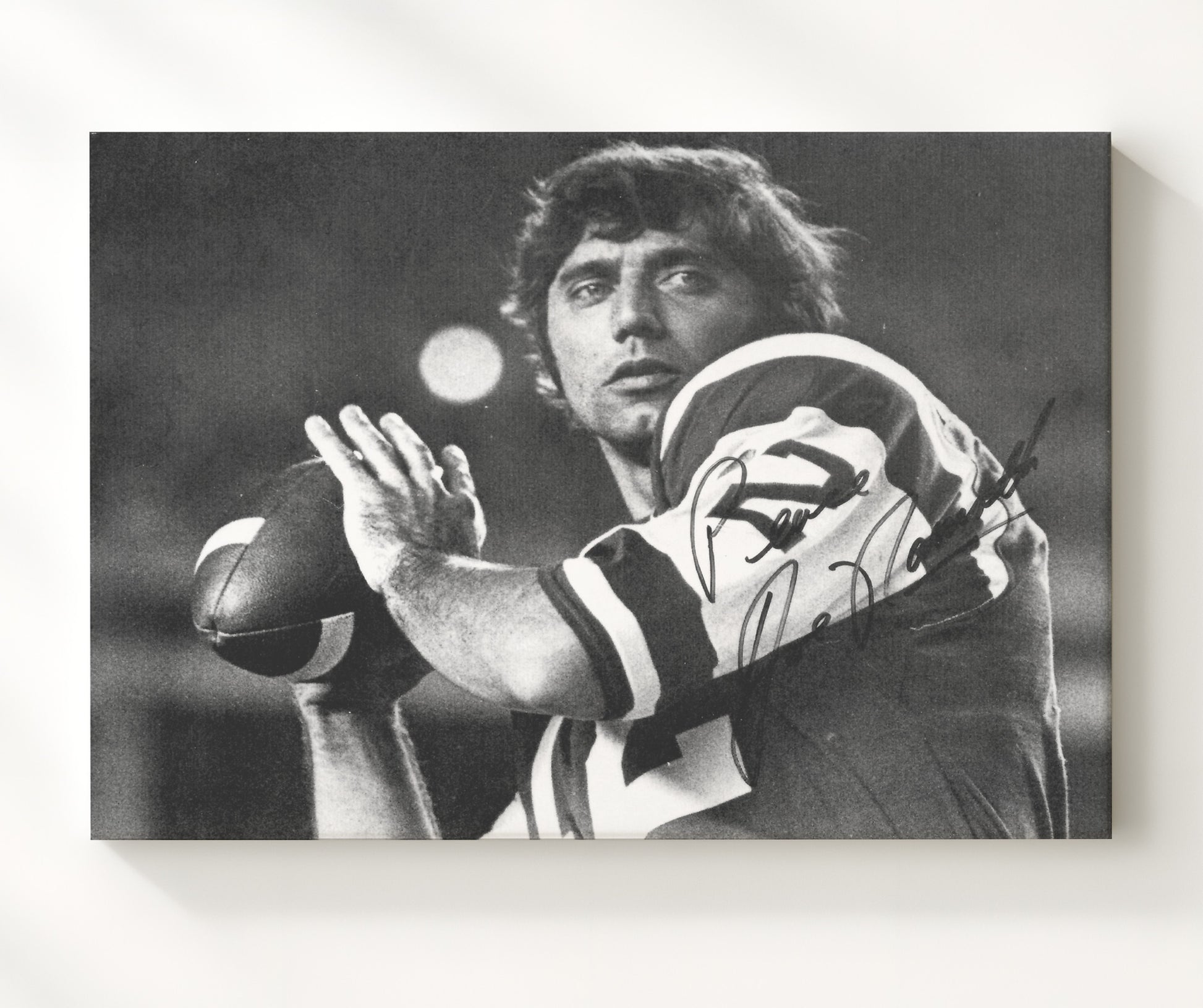 Joe Namath Jets - Broadway Joe Football Wall Art - football wall art print