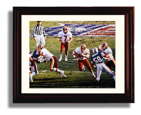 Joe Theismann - Super Bowl XVII Champs 8x10 Canvas vintage football wall art