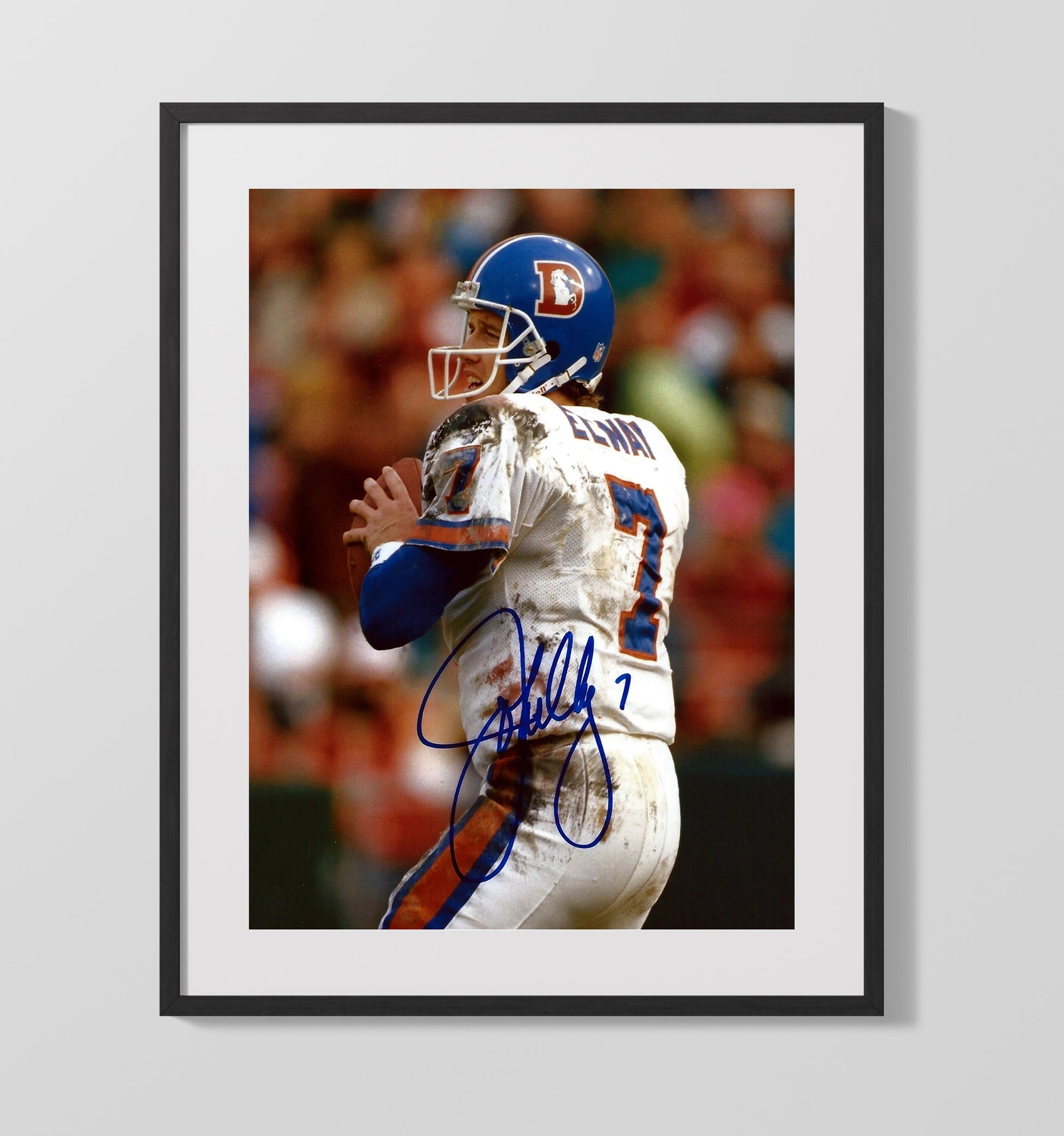 John Elway - Mile High Legend Football Wall Art - football wall art print