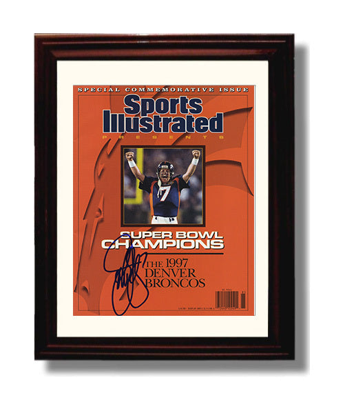 John Elway Champs 1997 - Mile High Magic 8x10 Canvas vintage football wall art