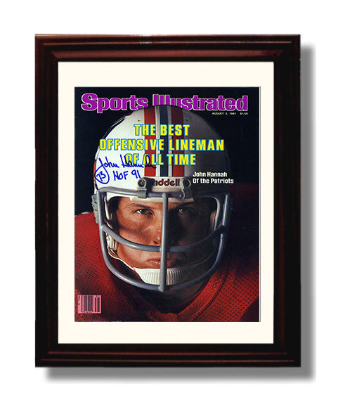 John Hannah Best Lineman - Hog Wild 8x10 Canvas vintage football wall art
