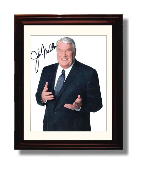 John Madden - Oakland Football Legendary Coach Studio 8x10 Canvas vintage football wall art