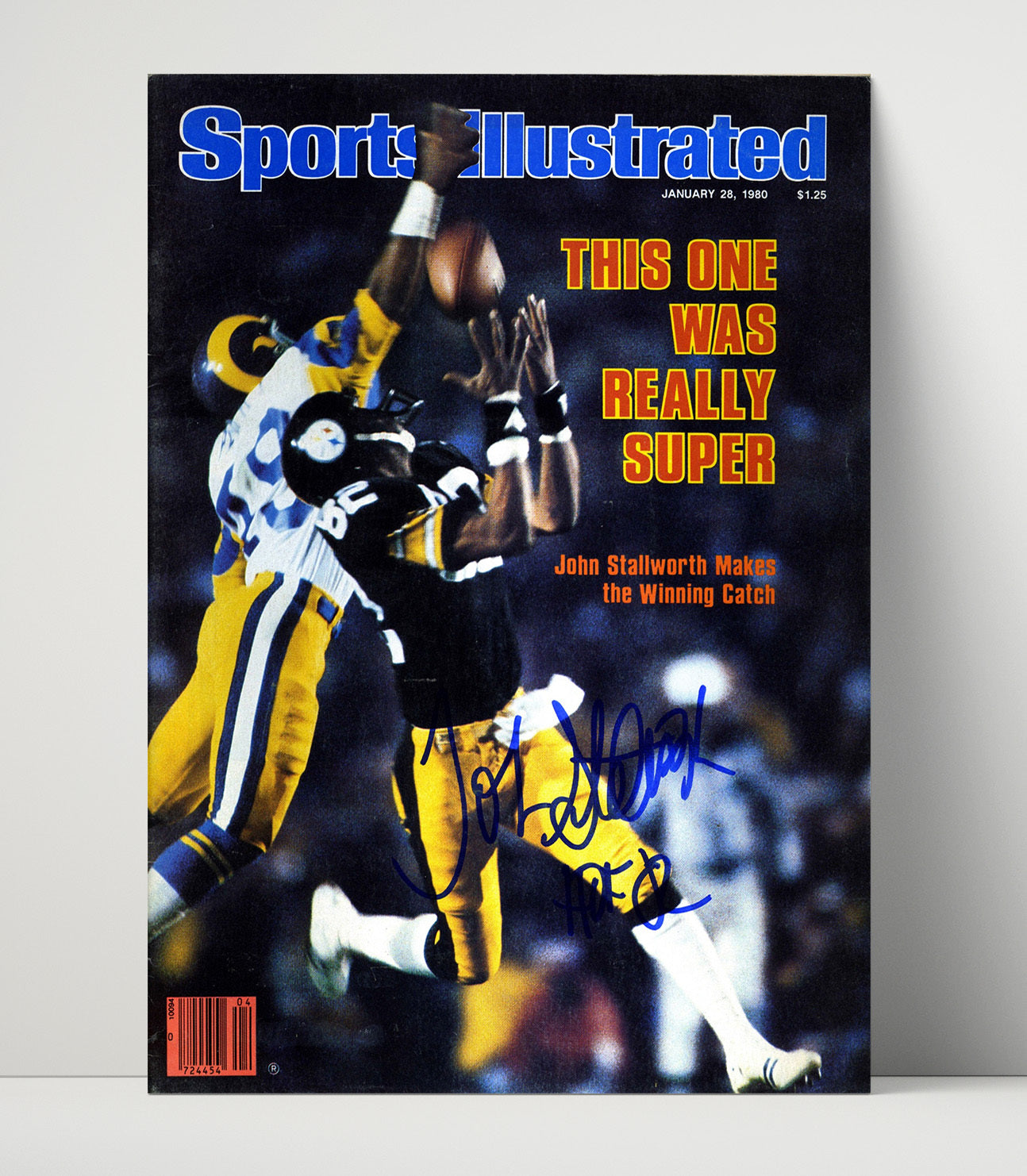 John Stallworth Super Bowl Xiv - Clutch Catch Football Wall Art - football wall art print