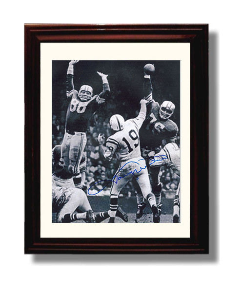 Johnny Unitas - Golden Arm 8x10 Canvas vintage football wall art