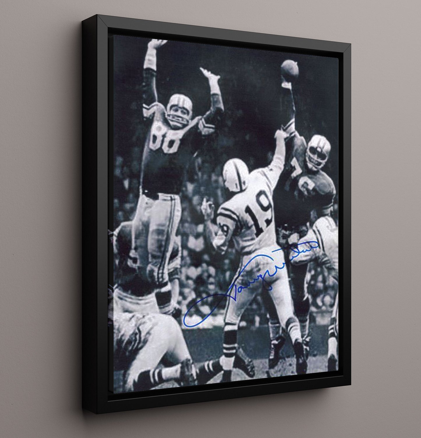 Johnny Unitas - Golden Arm Football Wall Art - football wall art print