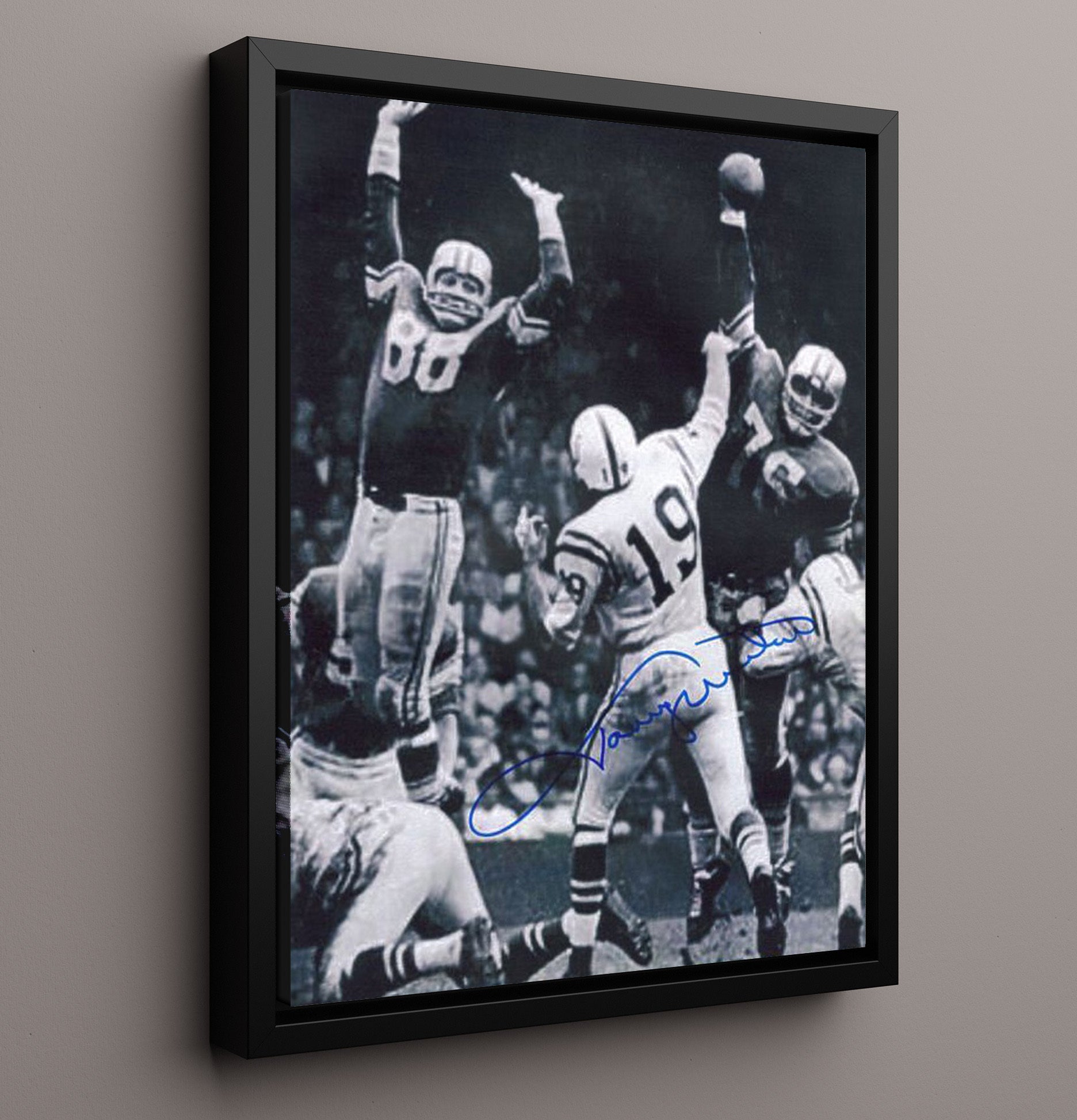Johnny Unitas - Golden Arm Football Wall Art - football wall art print