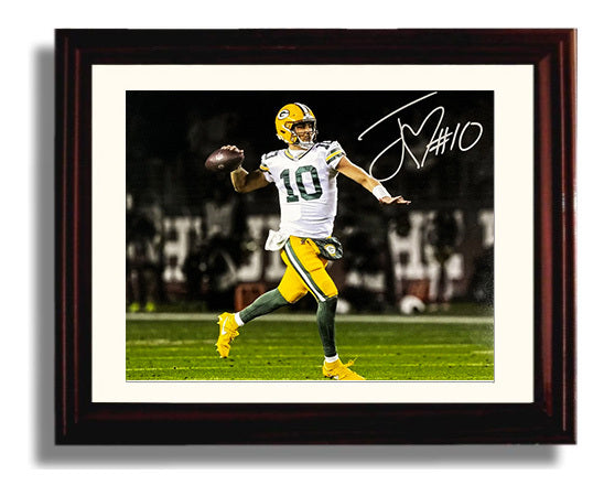 Jordan Love - Green Bay Future Football Wall Art - football wall art print