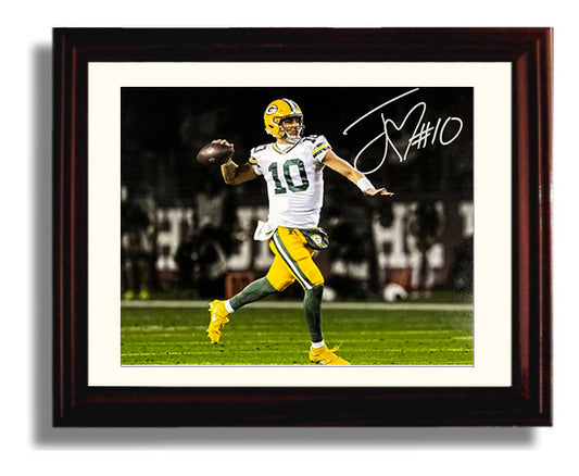 Jordan Love - Green Bay Future 8x10 Canvas vintage football wall art