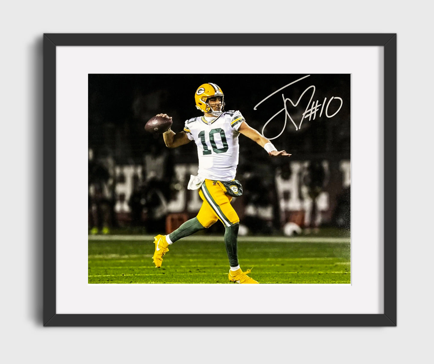 Jordan Love - Green Bay Future Football Wall Art - football wall art print