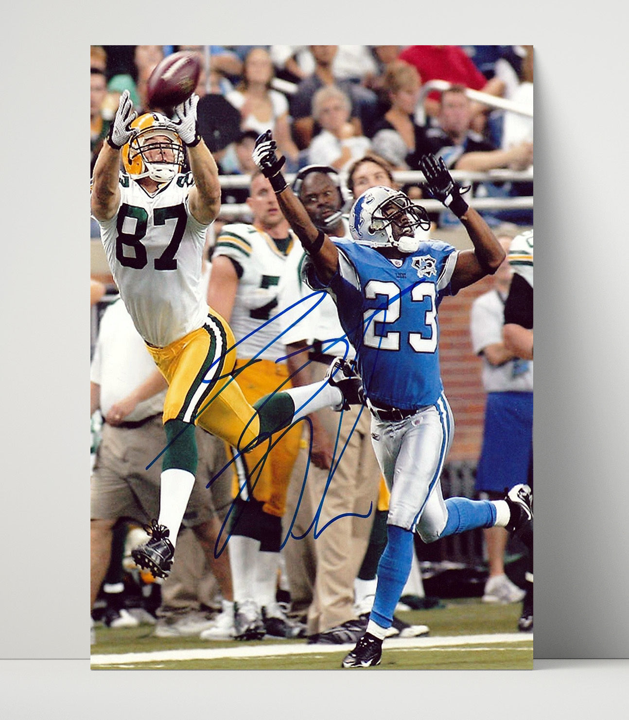 Jordy Nelson - Reliable Hands Football Wall Art - football wall art print