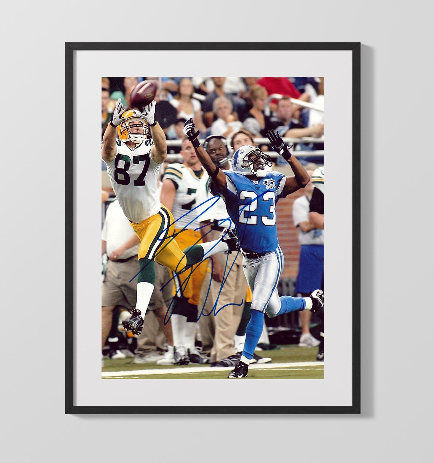 Jordy Nelson - Reliable Hands Football Wall Art - football wall art print