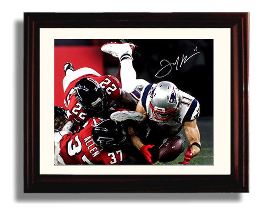 Julian Edelman - Super Bowl LI Catch vs Atlanta Football 2017 8x10 Canvas vintage football wall art