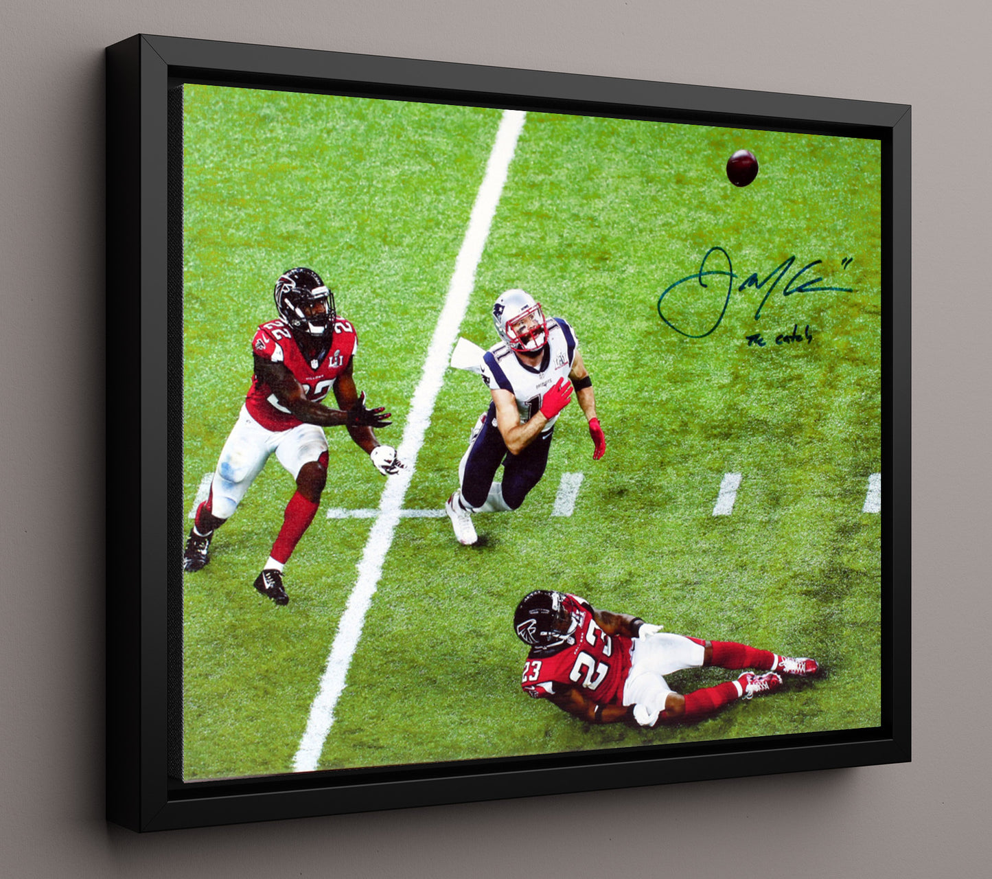 Julian Edelman - the Catch Football Wall Art - football wall art print