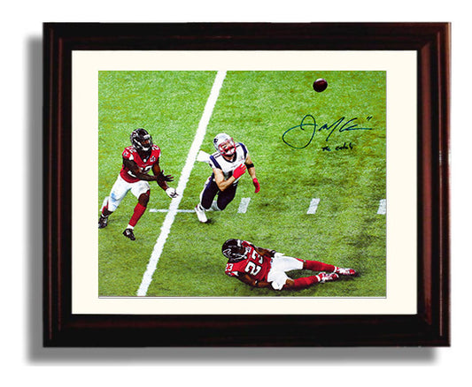Julian Edelman - the Catch 8x10 Canvas vintage football wall art