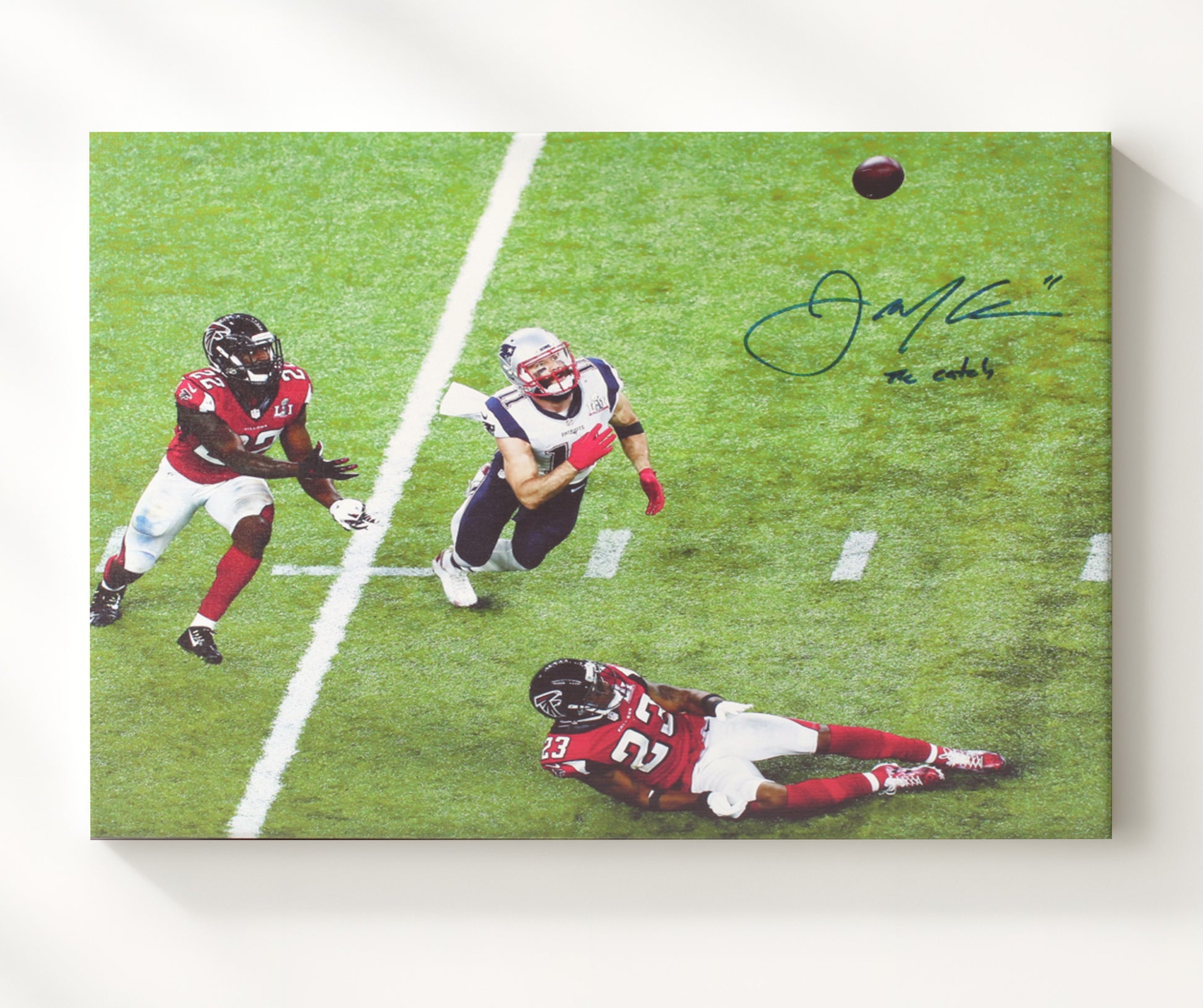 Julian Edelman - the Catch Football Wall Art - football wall art print