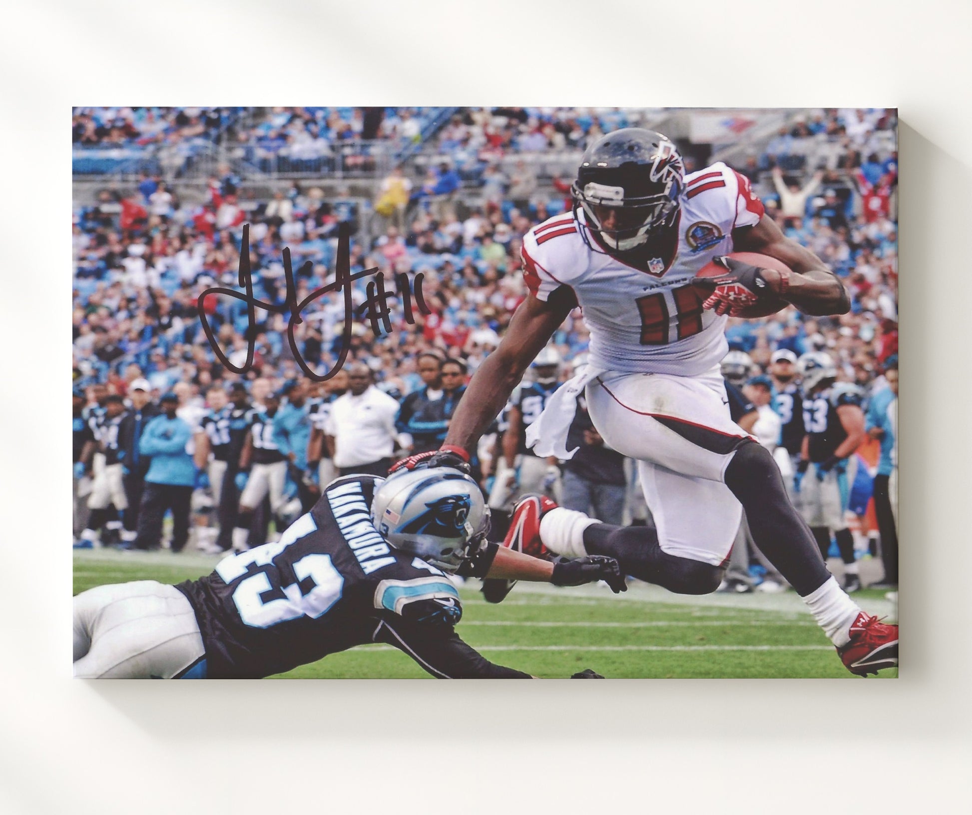 Julio Jones - Power Run Football Wall Art - football wall art print