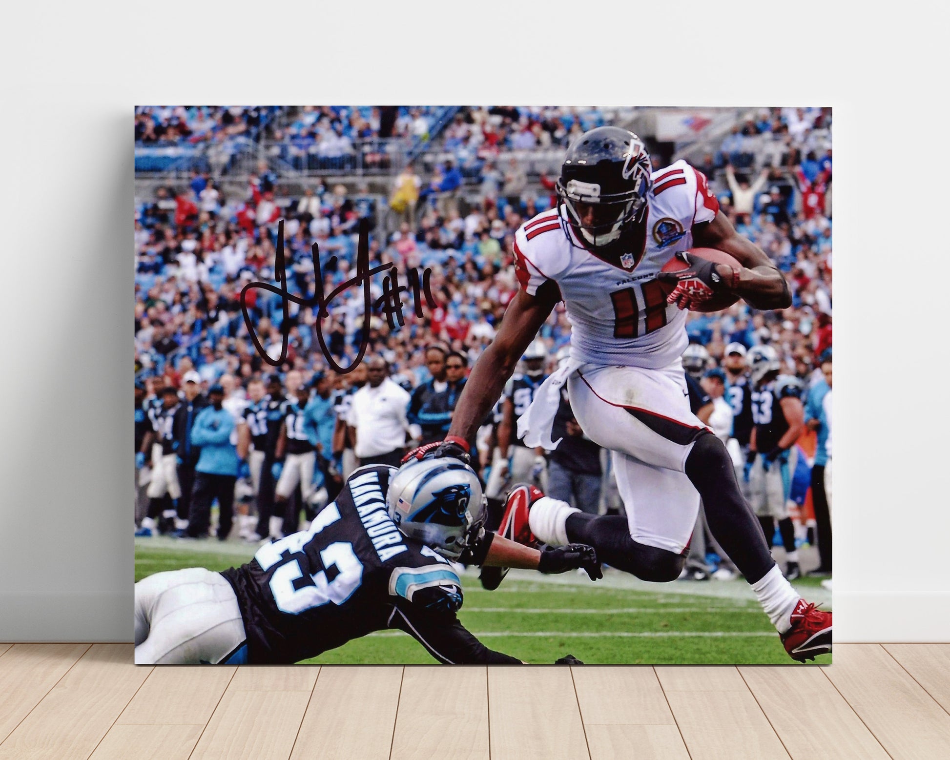 Julio Jones - Power Run Football Wall Art - football wall art print