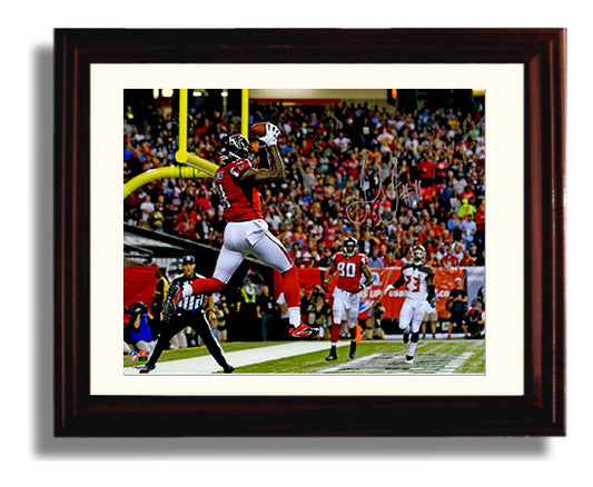 Julio Jones - Sky High TD 8x10 Canvas vintage football wall art