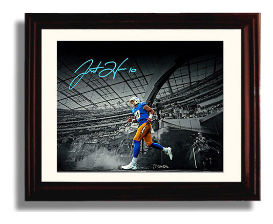 Justin Herbert - Tunnel 8x10 Canvas vintage football wall art
