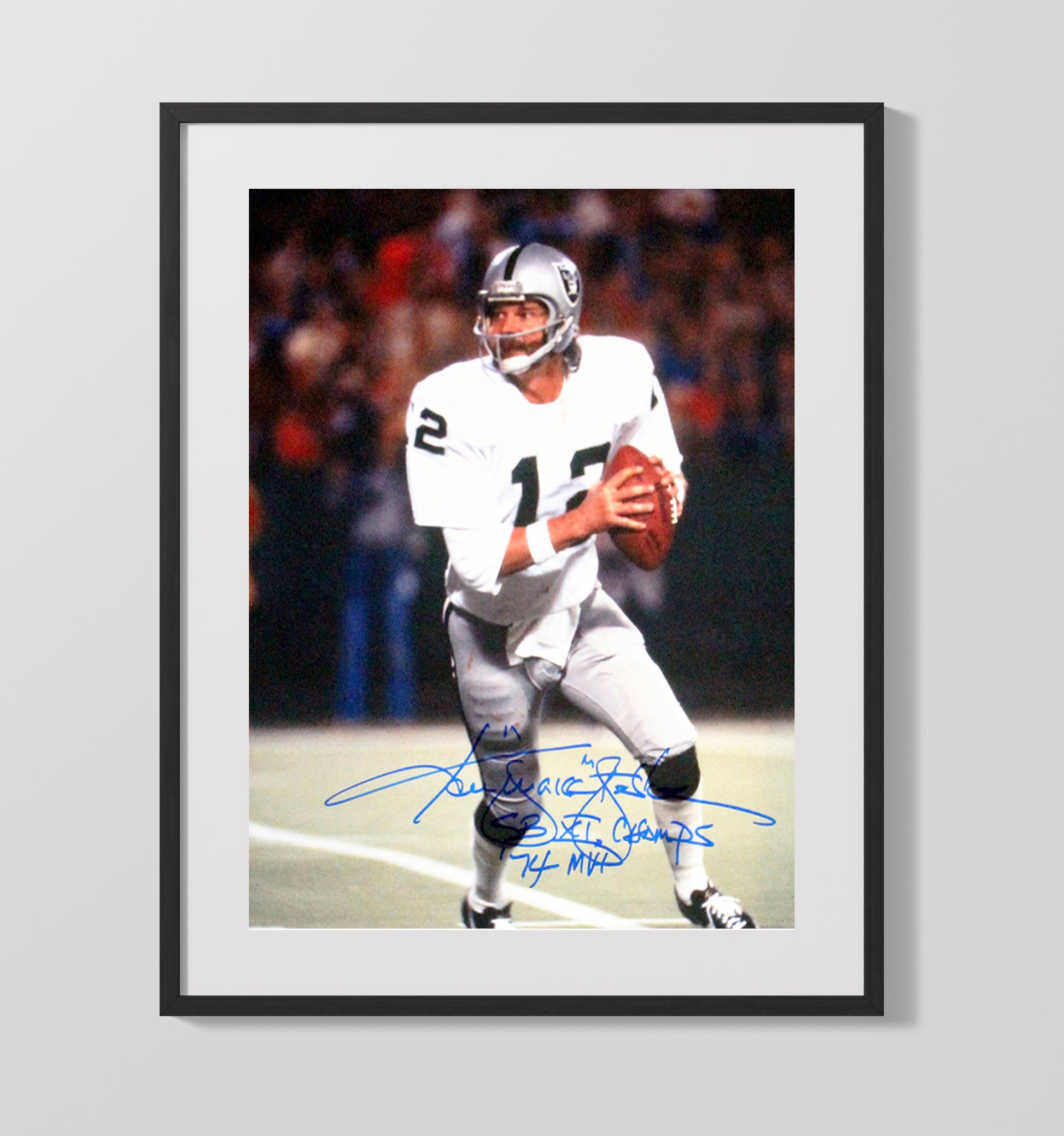 Ken Stabler - Snake Mvp Football Wall Art - football wall art print