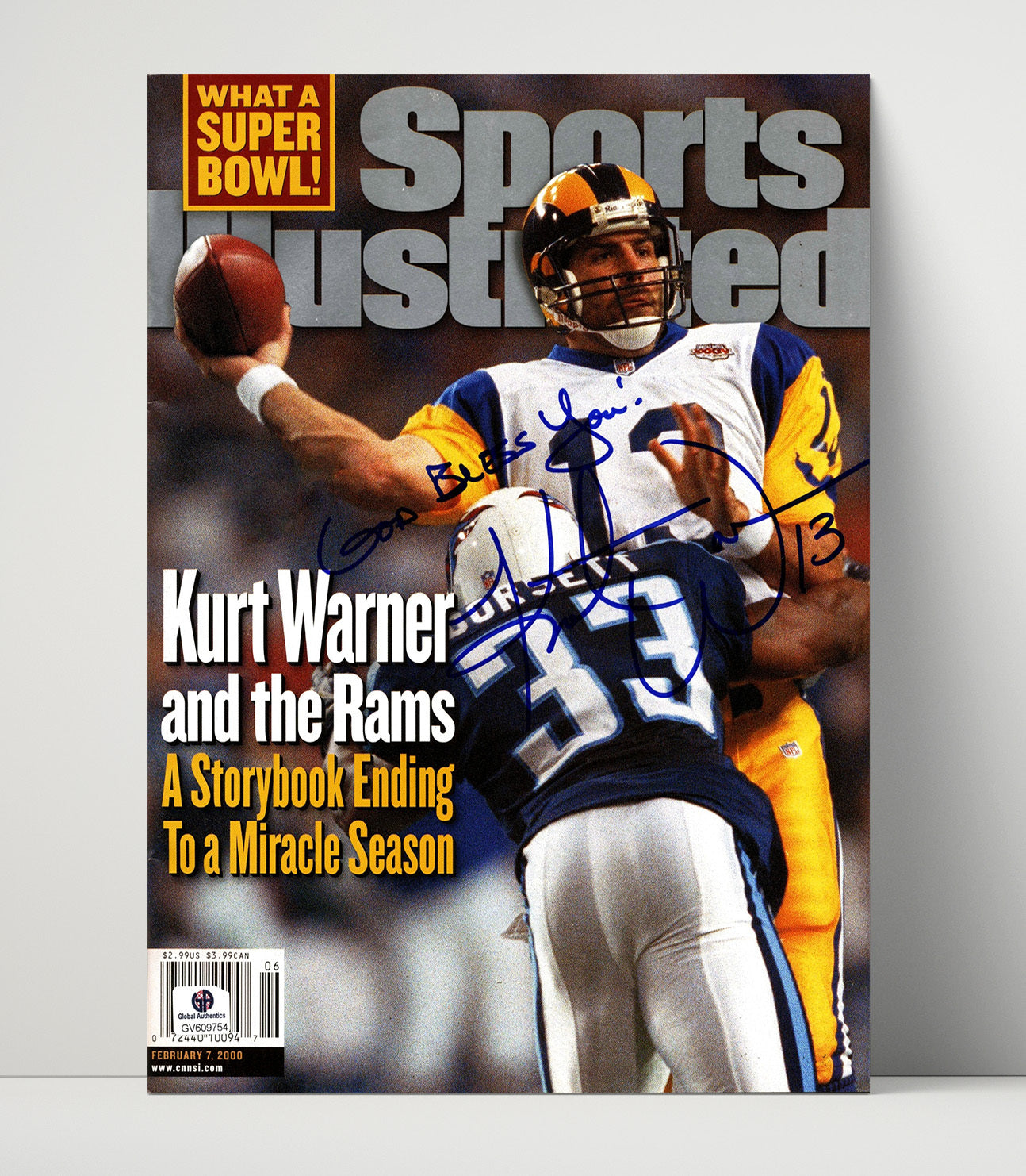 Kurt Warner - Miracle Season Football Wall Art - football wall art print