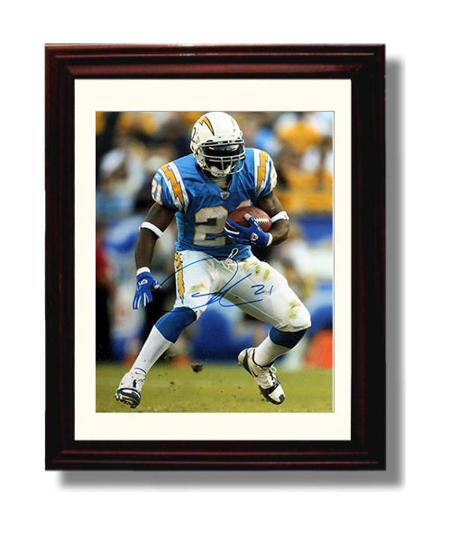 LaDainian Tomlinson - Lightning Bolt 8x10 Canvas vintage football wall art