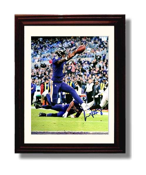 Lamar Jackson - MVP Moves 8x10 Canvas vintage football wall art