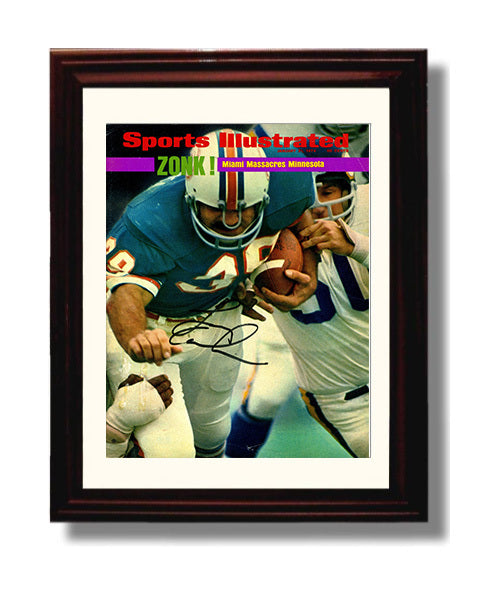 Larry Csonka Zonk - Miami Mayhem 8x10 Canvas vintage football wall art