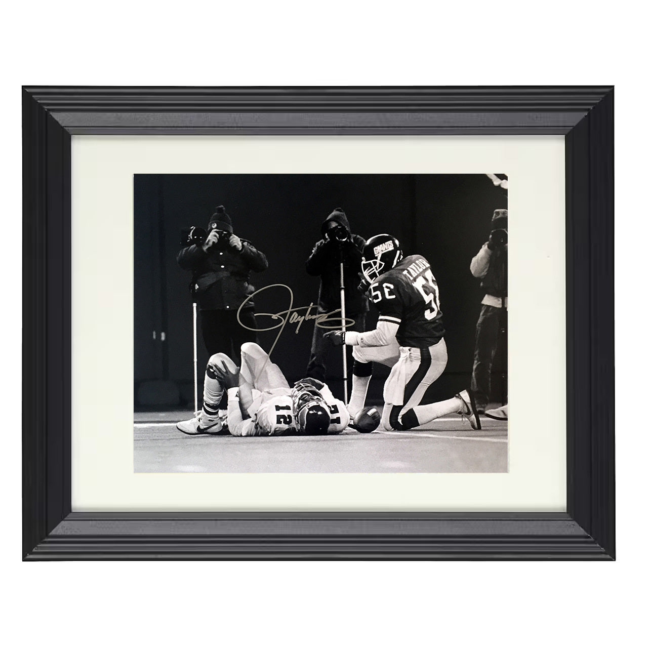 Lawrence Taylor – LT Terror – 8x10 black beveled framed football wall art
