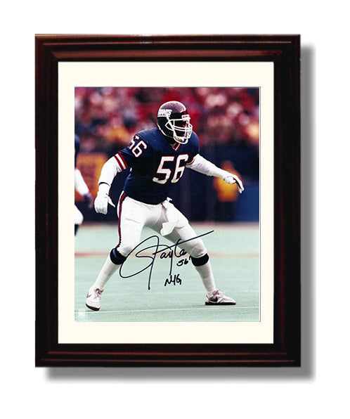 Lawrence Taylor - New York Football Linebacker Ready Stance 8x10 Canvas vintage football wall art