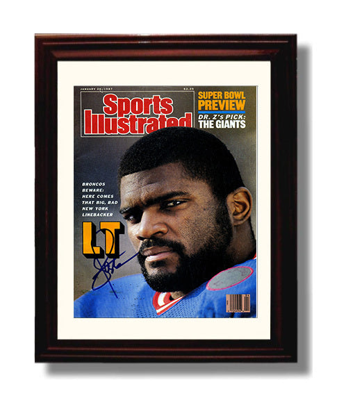 Lawrence Taylor LT - Giants Enforcer 8x10 Canvas vintage football wall art