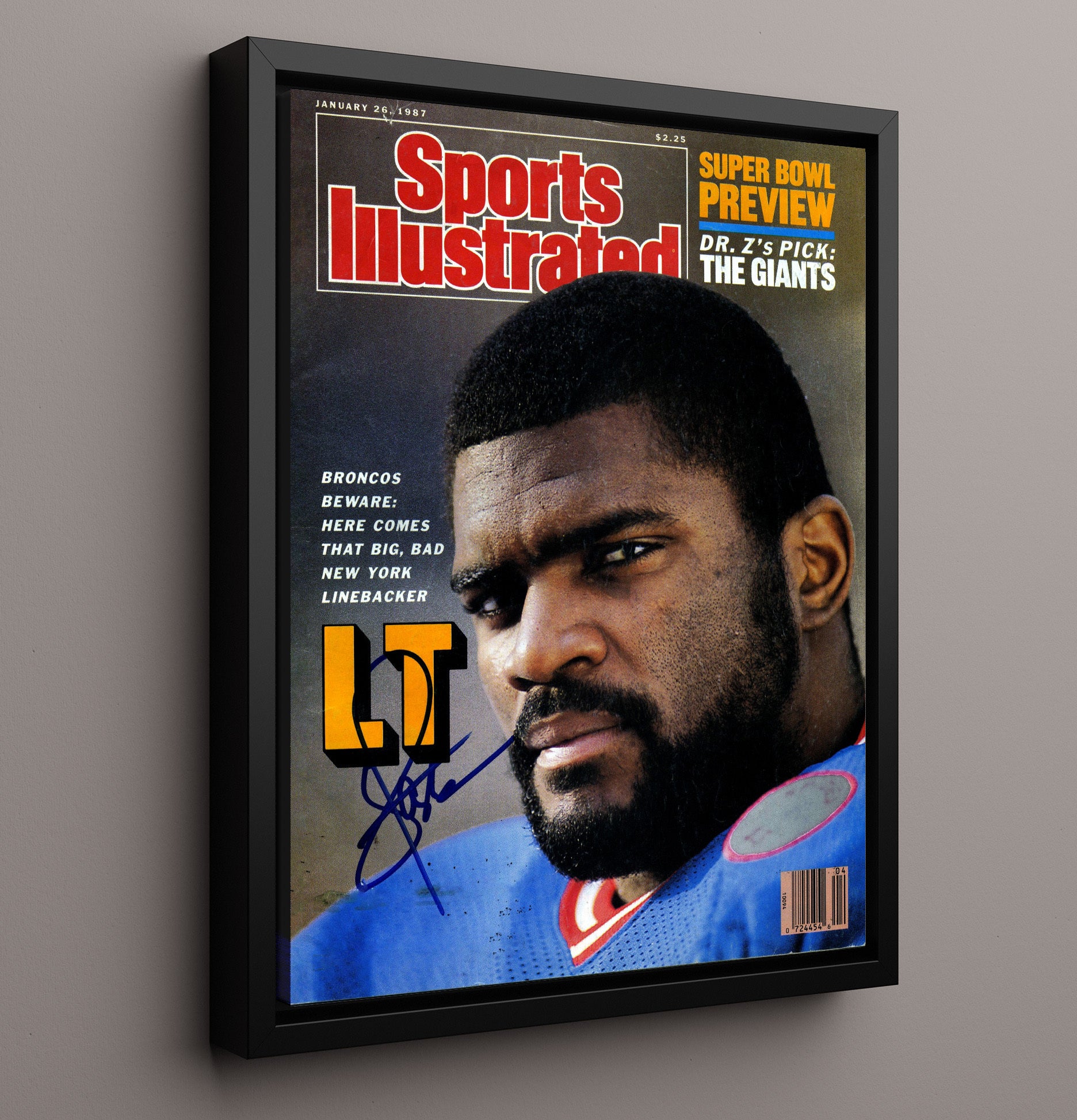 Lawrence Taylor Lt - Giants Enforcer Football Wall Art - football wall art print
