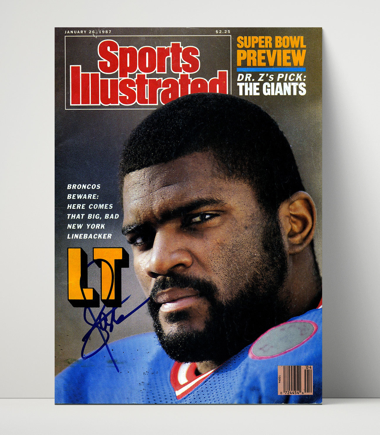 Lawrence Taylor Lt - Giants Enforcer Football Wall Art - football wall art print