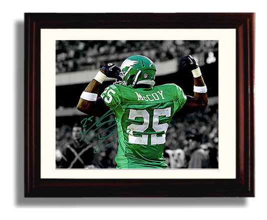 LeSean McCoy - Philadelphia Football Celebration Back Flex 8x10 Canvas vintage football wall art