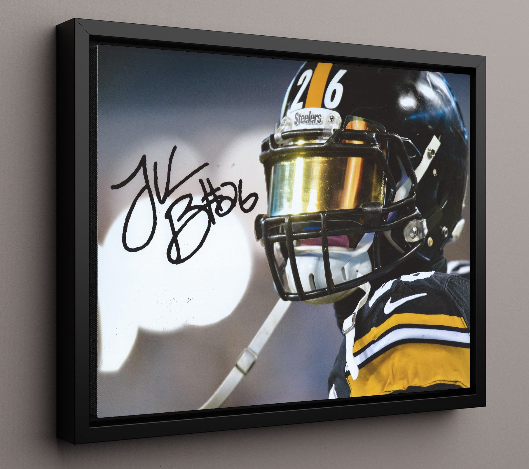 Leveon Bell - Game Face Football Wall Art - football wall art print