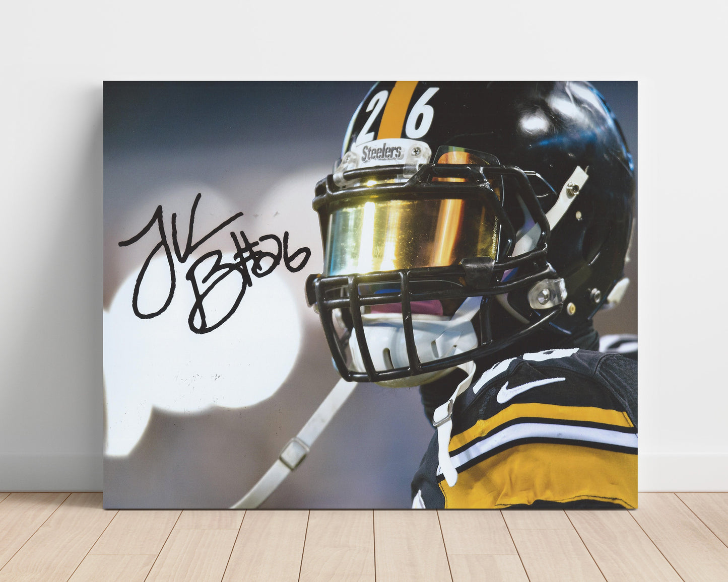 Leveon Bell - Game Face Football Wall Art - football wall art print