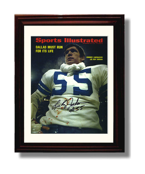 Lee Roy Jordan - Dallas Iron Man 8x10 Canvas vintage football wall art